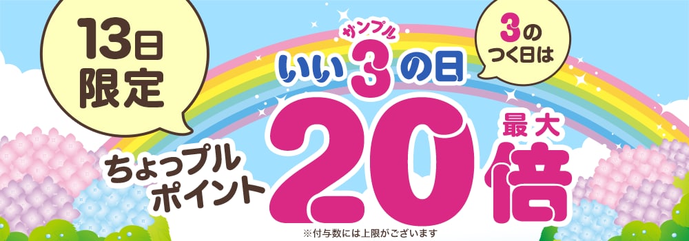 8949.202606サンプルの日 最大20倍