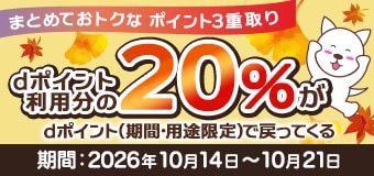 9614.2610dポイント利用で10％還元キャンペーン