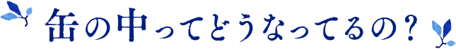 缶の中ってどうなってるの?